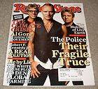 THE POLICE STING ROLLING STONE ISSUE #1029 JUNE 28 2007