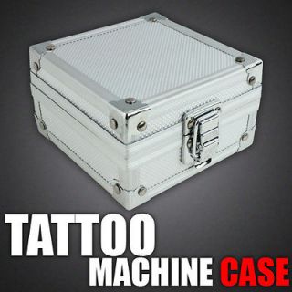 NEW Aluminum Tattoo Machine Gun Case Display Box Foam Protection 