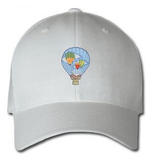 HOT AIR BALLOON AIRCRAFT SPORTS SPORT EMBROIDERED EMBROIDERY HAT CAP 
