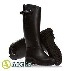 Aigle Aiglentine Womens Wellington Boots   Noir