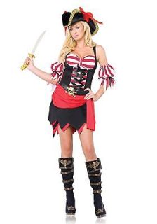 Leg Avenue 83528 2Pc Rogue Pirate sexy Holiday Party Costume
