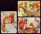 Bird Red Squirrel Three (3) Single Playing Swap Tr​ade C