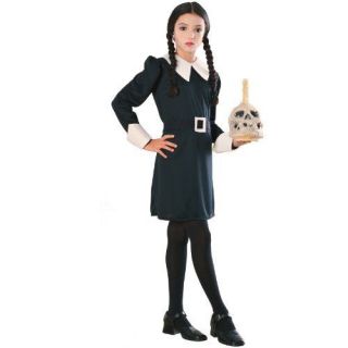 NEW Addams Family Child s Wednesday Addams Costume Large