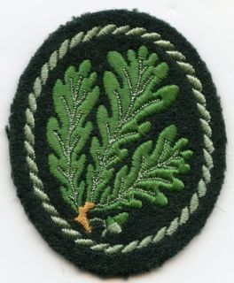 WWII German Machine Embroidered Jaeger sleeve patch