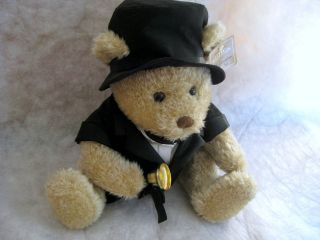 Dillards Wellington Milennium Teddy Bear Plush Stuffed Ring In New 