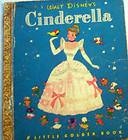 Vintage Disney Cinderella Golden Book 1st First Edition
