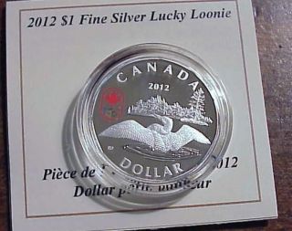 2012 Canada Silver Lucky Loonie   London Olympics LOW COA Free 