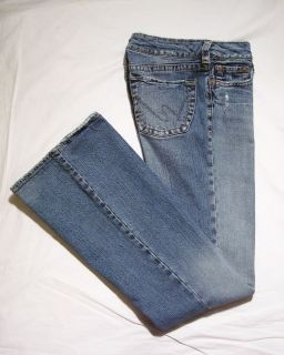 SILVER JEANS ♥ Womens Stretch MATRIX 22 Blue Jeans Size 28 x 35 