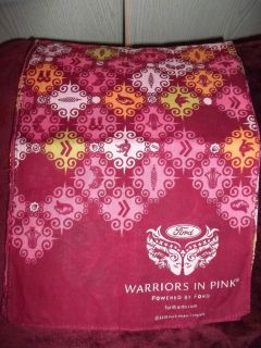 Susan G. Komen WARRIORS IN PINK FORD SCARF Pinkl 2010 9 X 54 