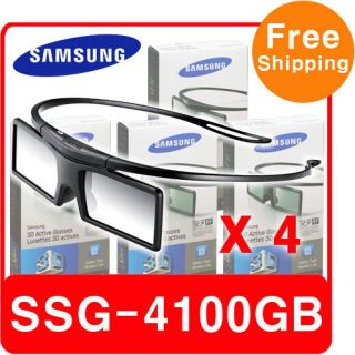 4x lot SSG 4100GB NEW SAMSUNG 3D TVs Active Shutter Glasses / Battery 