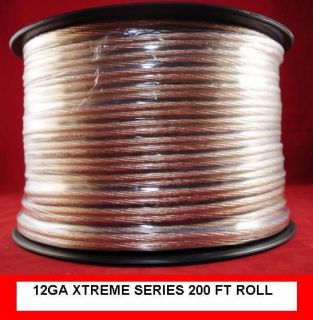   200ft Speaker wire 12GA spool car home wiring quality 12 ga cable