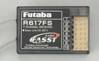 Futaba R617FS 7 Channel 2.4Ghz Fasst Receiver FUTL7627