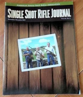 Single Shot Rifle Journal   VOL. 63 No. 6   November/De
