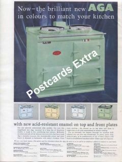 AGA COOKER ADVERT FROM THE LATE 1950S