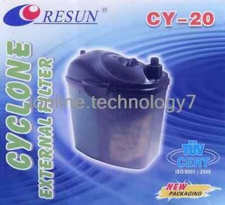 RESUN Cyclone External Canister Filter 3W 200L/H CY20, 