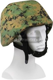 Woodland Camouflage Digital Military Combat Kevlar Helmet Cover