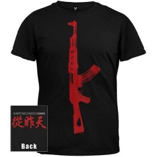 30 Seconds To Mars   Rifle T Shirt