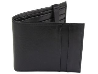 Mens Ben Sherman Leather Wallet Striped Black