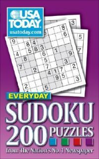USA Today Everyday Sudoku 200 Puzzles from the Nations No. 1 