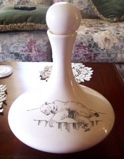   Originals Hand painted Decanter 1800 Excelant condition Artest Ahee