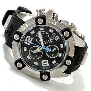 Invicta Reserve Arsenal Chronograph S.S. Black Dial/Poly. Watch #11169 