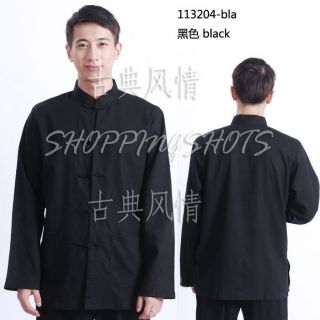 chinese coat clothing clothes for men jacket 113204 black size XS XL 
