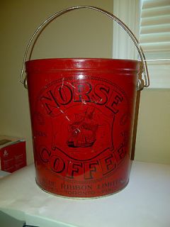 NORSE COFFEE Pail Tin Can Winnipeg Toronto Vancouver NICE Ship 