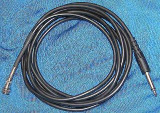 DEARMOND SCREW ON REPLACEMENT PICKUP GUITAR CABLE CORD SCREW ON   1/4 