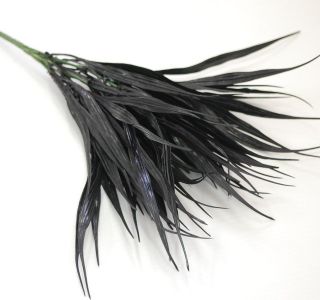 24x Artificial Fake Black Grass Plant Flower Home decor wholesale bulk