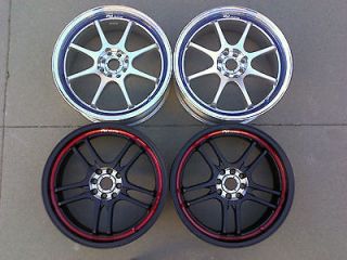 RH Evolution J5/J8 Alloy Wheels/Rims 18x7.5 4x100 4x114.3 +42 offset 