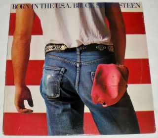 BRUCE SPRINGSTEEN BORN IN THE USA Lp Vinyl Album w/ Insert RL LUDWIG 