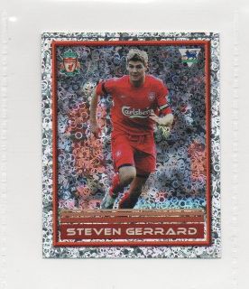 108 Steven Gerrard Liverpool 2005/2006 football soccer sticker Card