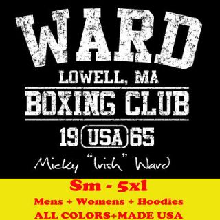 WARD BOXING CLUB Mickey irish boston the fighter movie mma hoodie mens 
