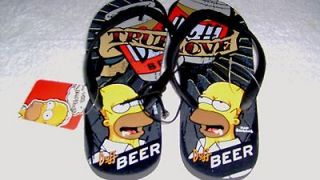 THE SIMPSONS AUSSIE THONGS/FLIP FLOPS GREAT FOR SUMMER OR CHRISTMAS 
