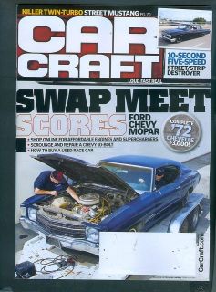 Car Craft 3 2012 Swap Meet Scores Ford Chey Mopar affordable engines 