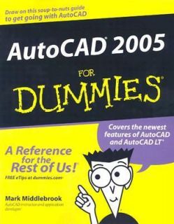 Autocad 2005 for Dummies by Mark Middlebrook 2004, Paperback