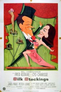 SILK STOCKINGS 1957 Fred Astaire, Cyd Charisse JACQUES KAPRALIK US 1 