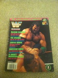 Razor Ramon Scott Hall WWF December 1993 Wrestling Magazine WWE NWO 