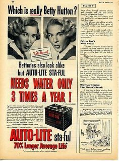 autolite battery in Vintage Car & Truck Parts