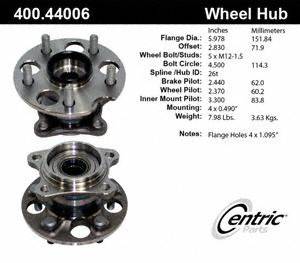 Centric Parts 400.44006 Axle Hub Assembly