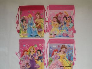 Princess Disney Drawstring Bag Swimming PE Toy Clothes