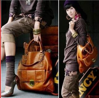   PU leather ladies handbag tote Messenger shoulder Bags Large Capacity