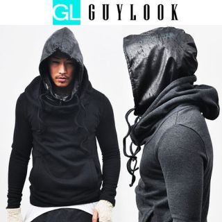 Avant garde Mod Haute Couture Mens Double layered Fleece Hoodie S M By 