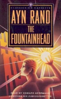 The Fountainhead by Ayn Rand 1994, Cassette, Abridged