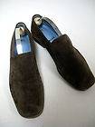 Vintage Bally Brown Suede Loafers Moccasins Size 6 M Made in 
