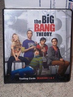 The Big Bang theory Binder ONLY 2012 Cryptozoic NEW Sheldon Penny 