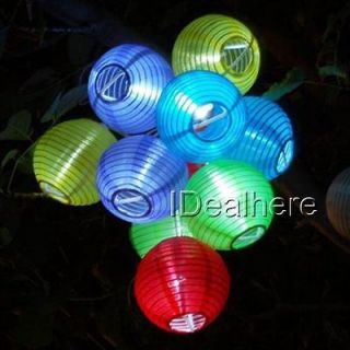   Solar Lanterns Outdoor Garden Patio Fairy String White 10 LED Light