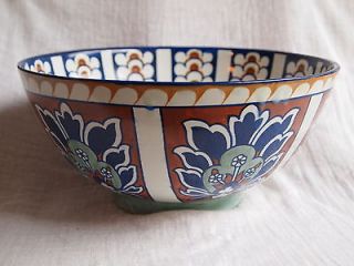 Bursley Ware Art Pottery Large Frederick Rhead Bagdad Bowl c1910