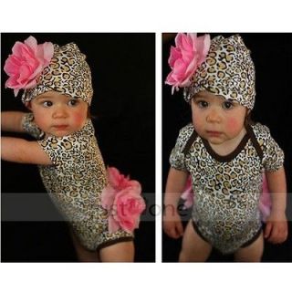   Toddlers One piece bodysuit Babys Romper Jumpsuit with Hat 0 12M