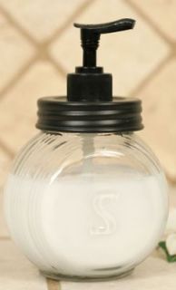 glass soap dispenser in Home & Garden